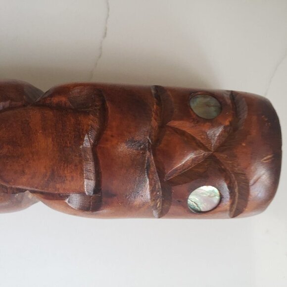 hand Carved Wooden Statue, 6" tall - Picture 14 of 14